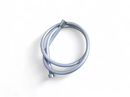 PVC Gray Shower Spiral Hose